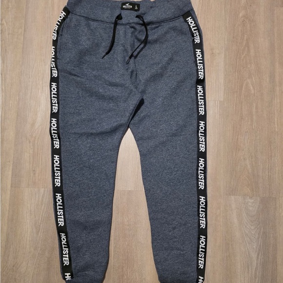 Hollister Other - Hollister Charcoal Joggers with Logo Stripes